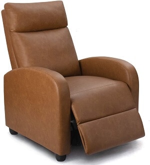 2Homall Recliner Chair Padded Seat Massage Pu Leather for Living Room Single Sofa Recliner