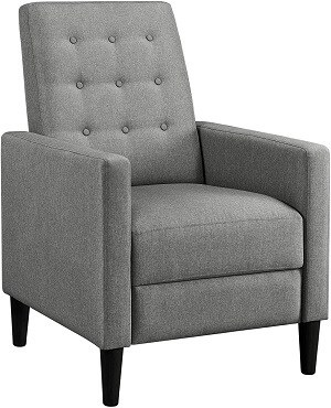 8.YAHEETECH Fabric Recliner Chair