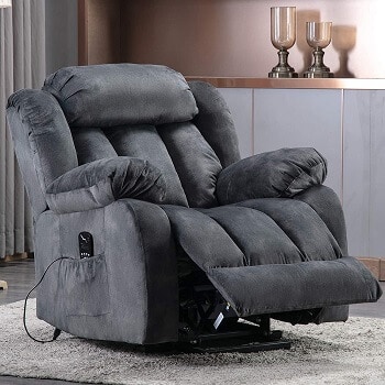 3.ANJ Power Massage Lift Recliner Chair with Heat Vibration for Elderly