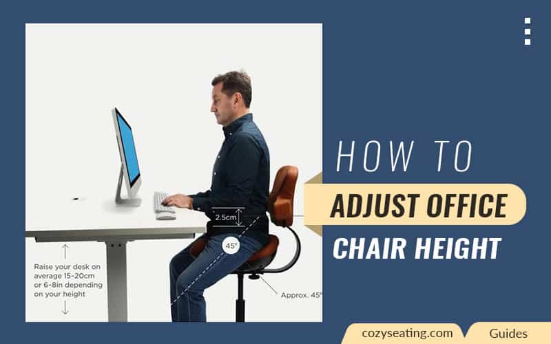 How to Adjust Office Chair Height