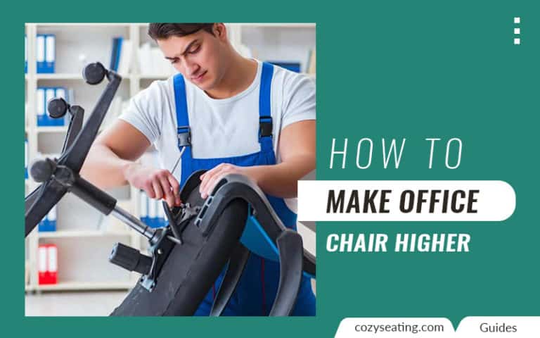 How to make office chair higher