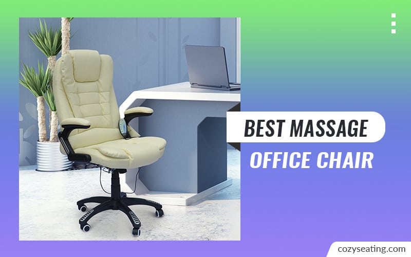 Reclining massage office chair